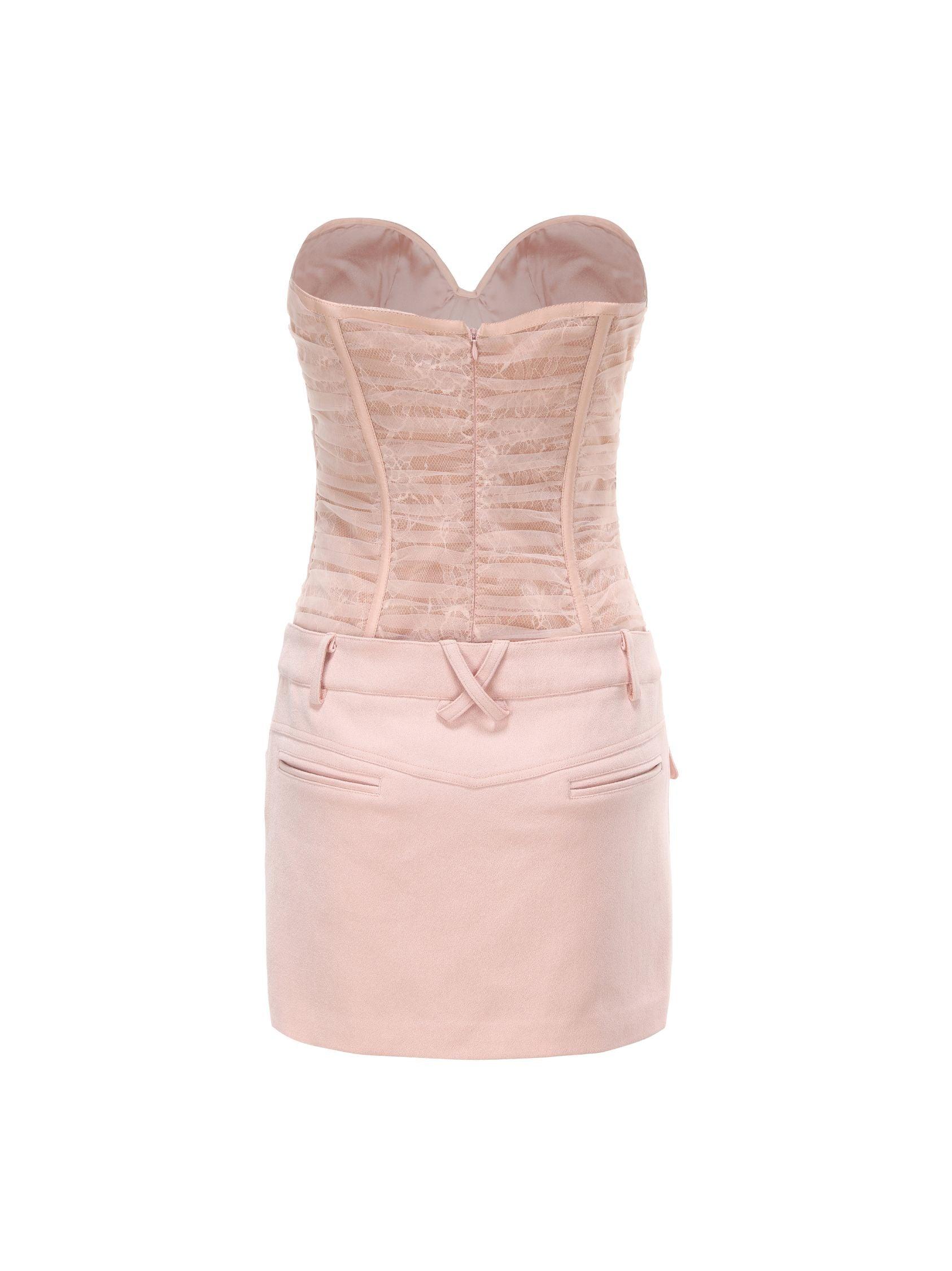Jane Lace Dress (Pink) (Final Sale) Product Image