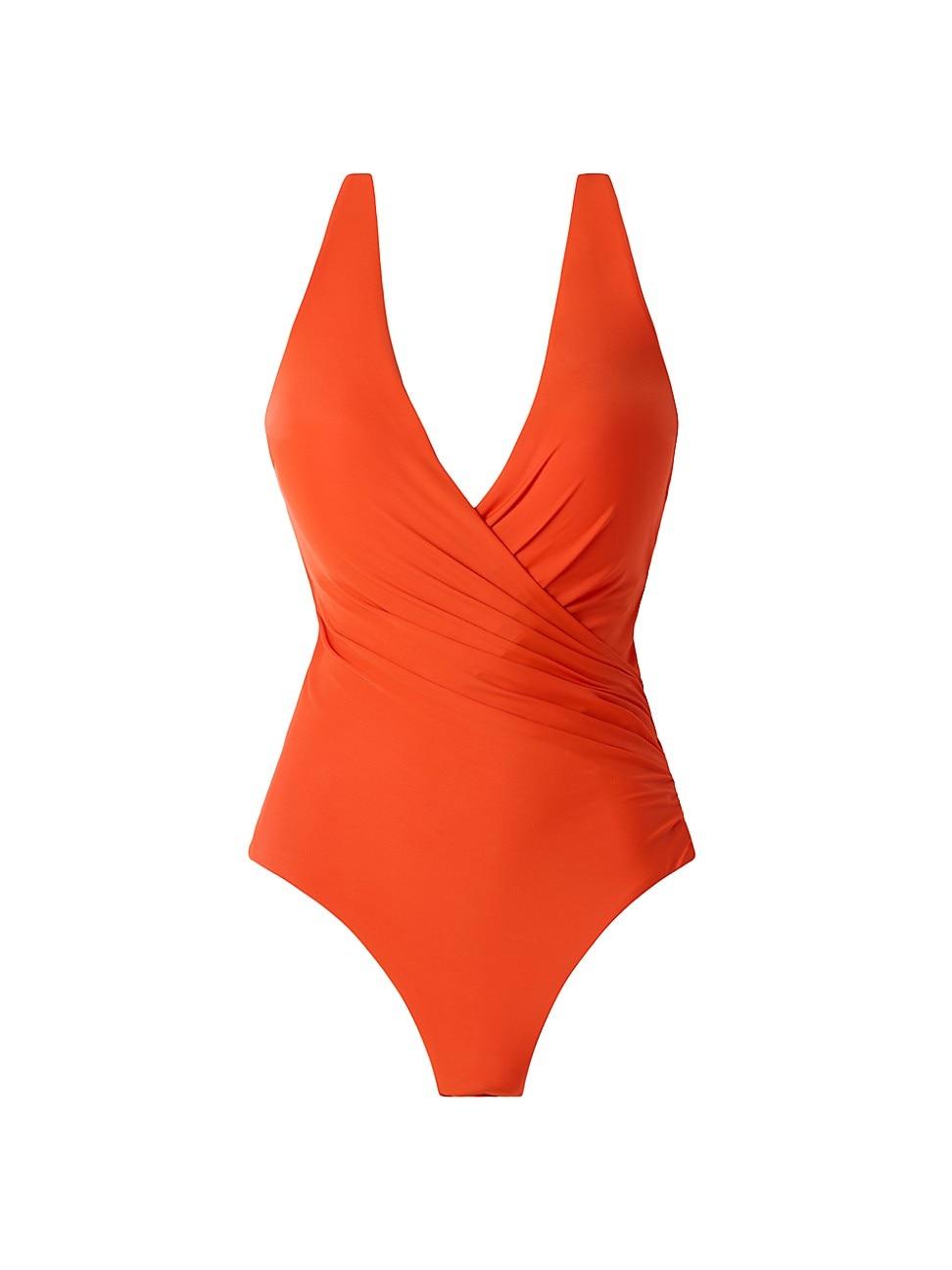 Womens Rock Solid Wrapsody One-Piece Swimsuit Product Image