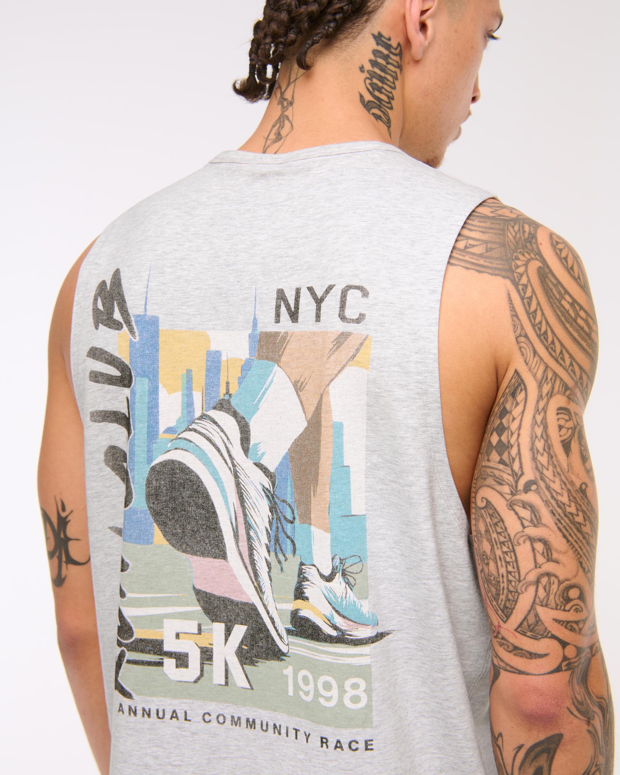 YPB Active Cotton-Blend Graphic Tank Product Image