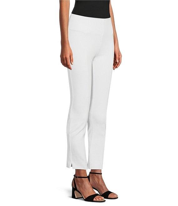 Slim Factor by Investments Coordinating Stretch Ponte Knit Ankle Skinny Pants Product Image