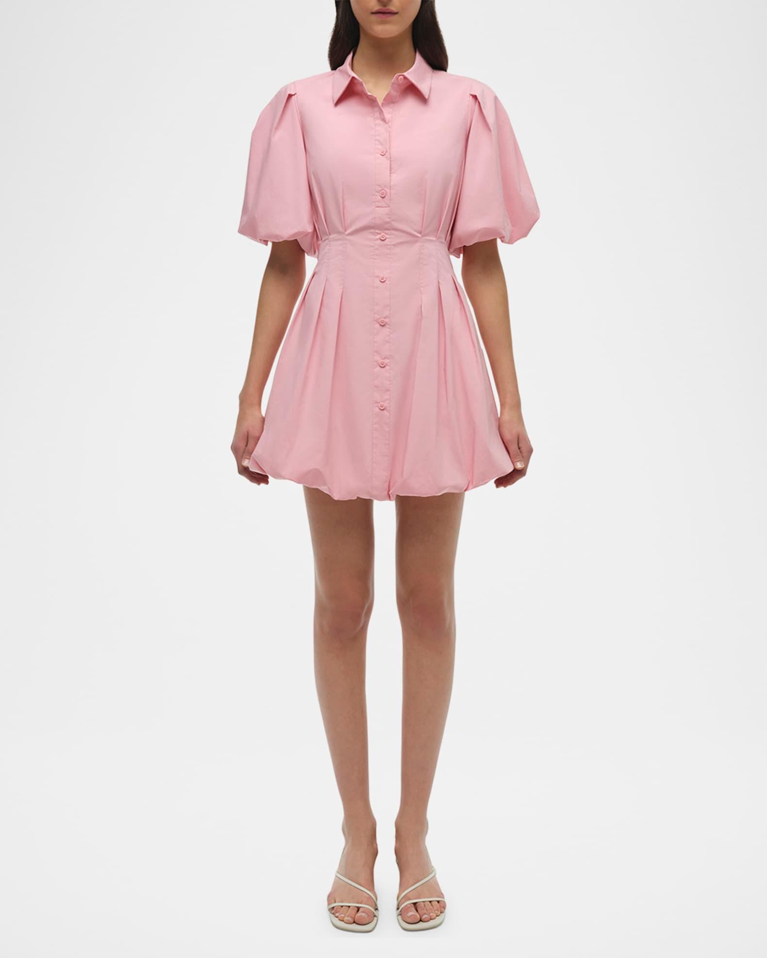 Cleo Balloon Pintuck Mini Dress Product Image