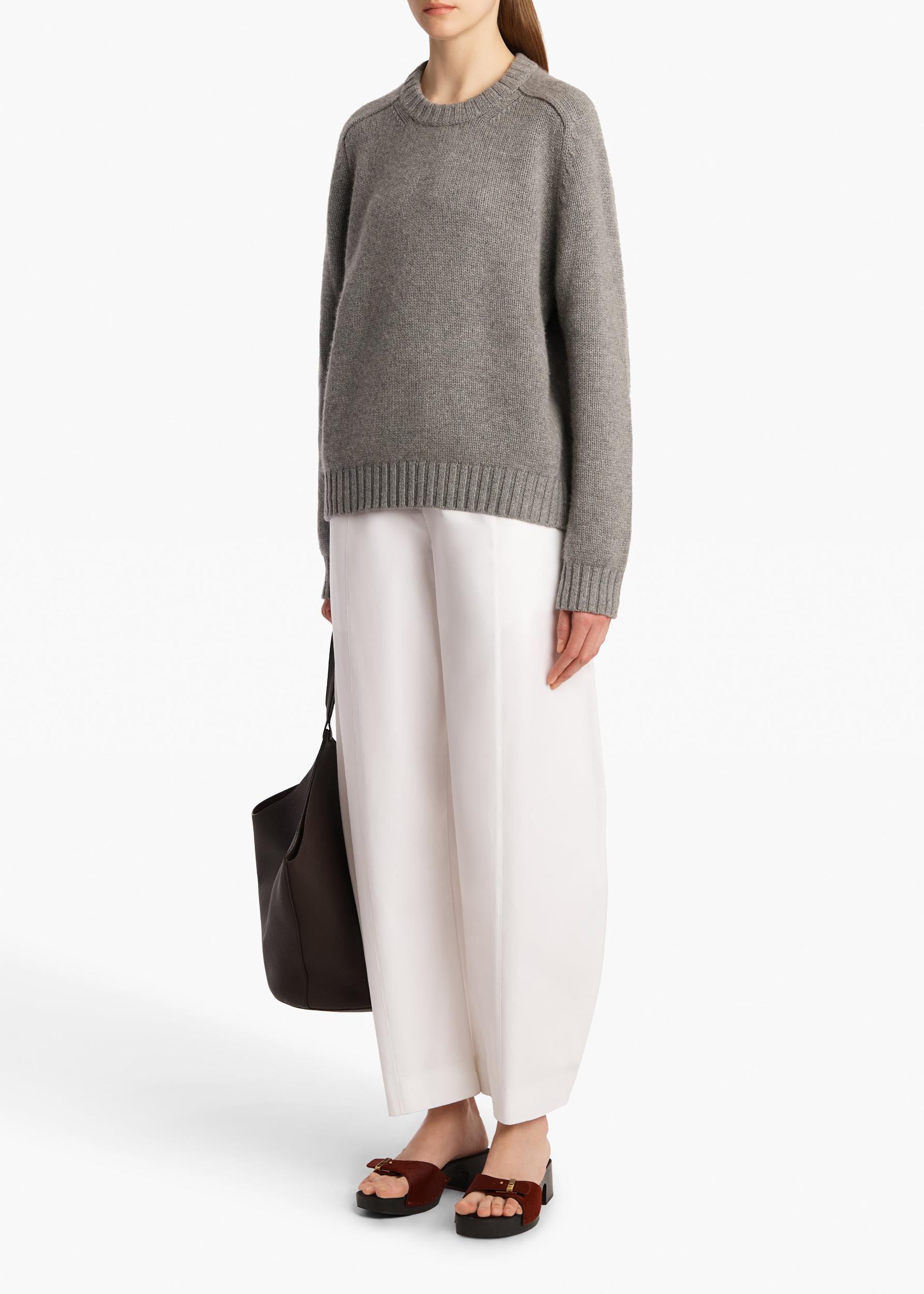Mae Sweater in Warm Grey Product Image