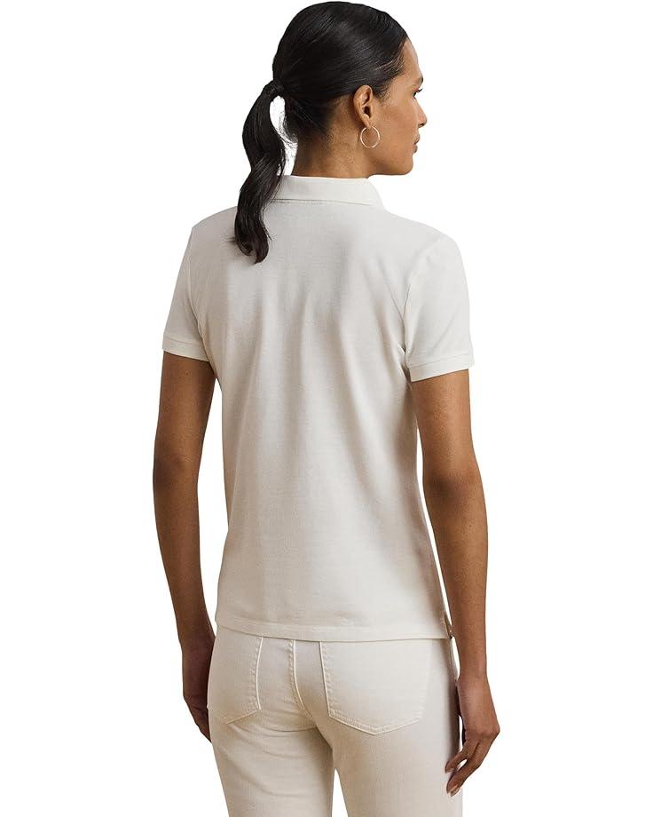 Cable-Knit Cotton Polo Sweater Product Image