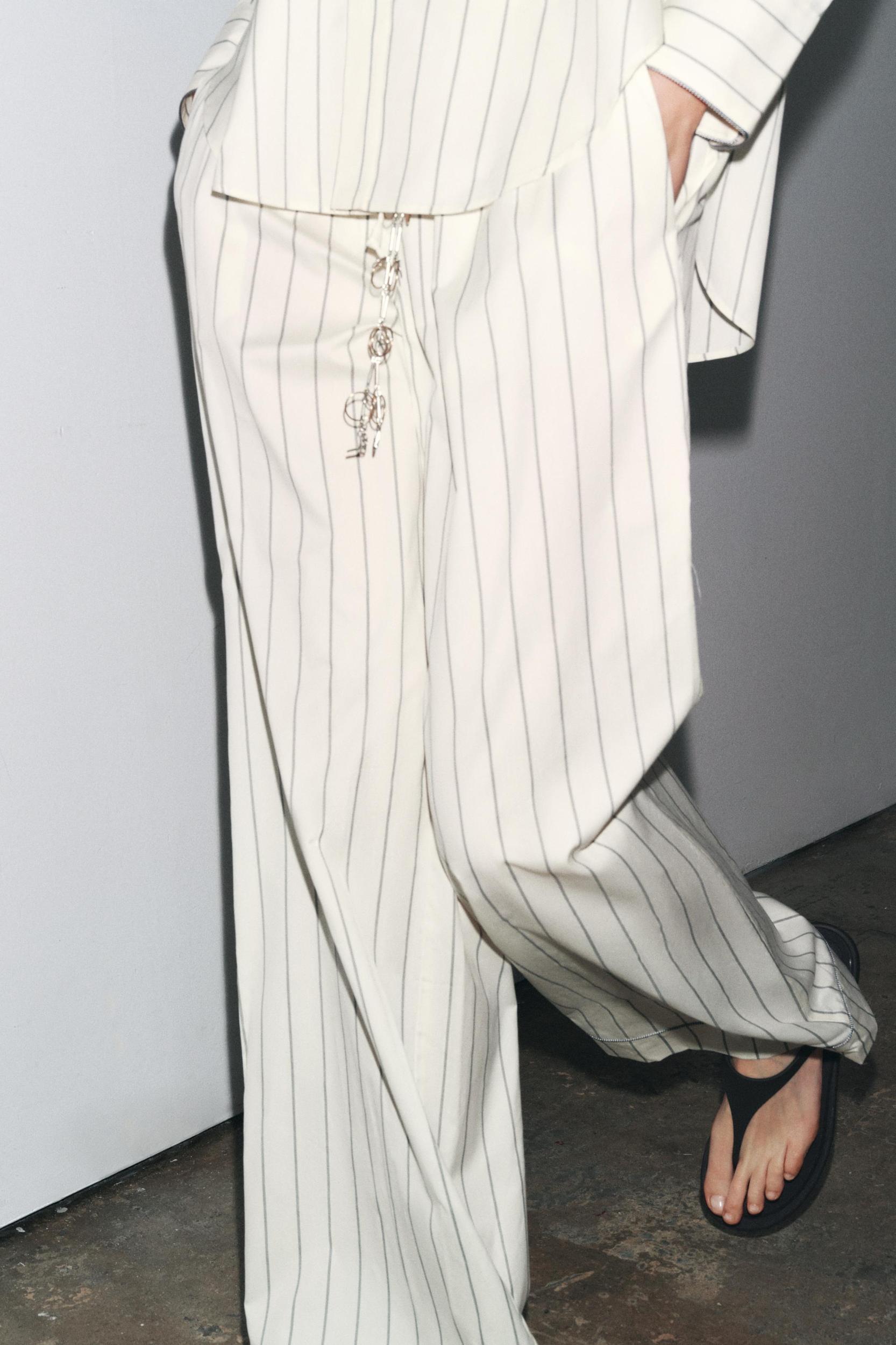 ZW COLLECTION STRIPED PANTS Product Image