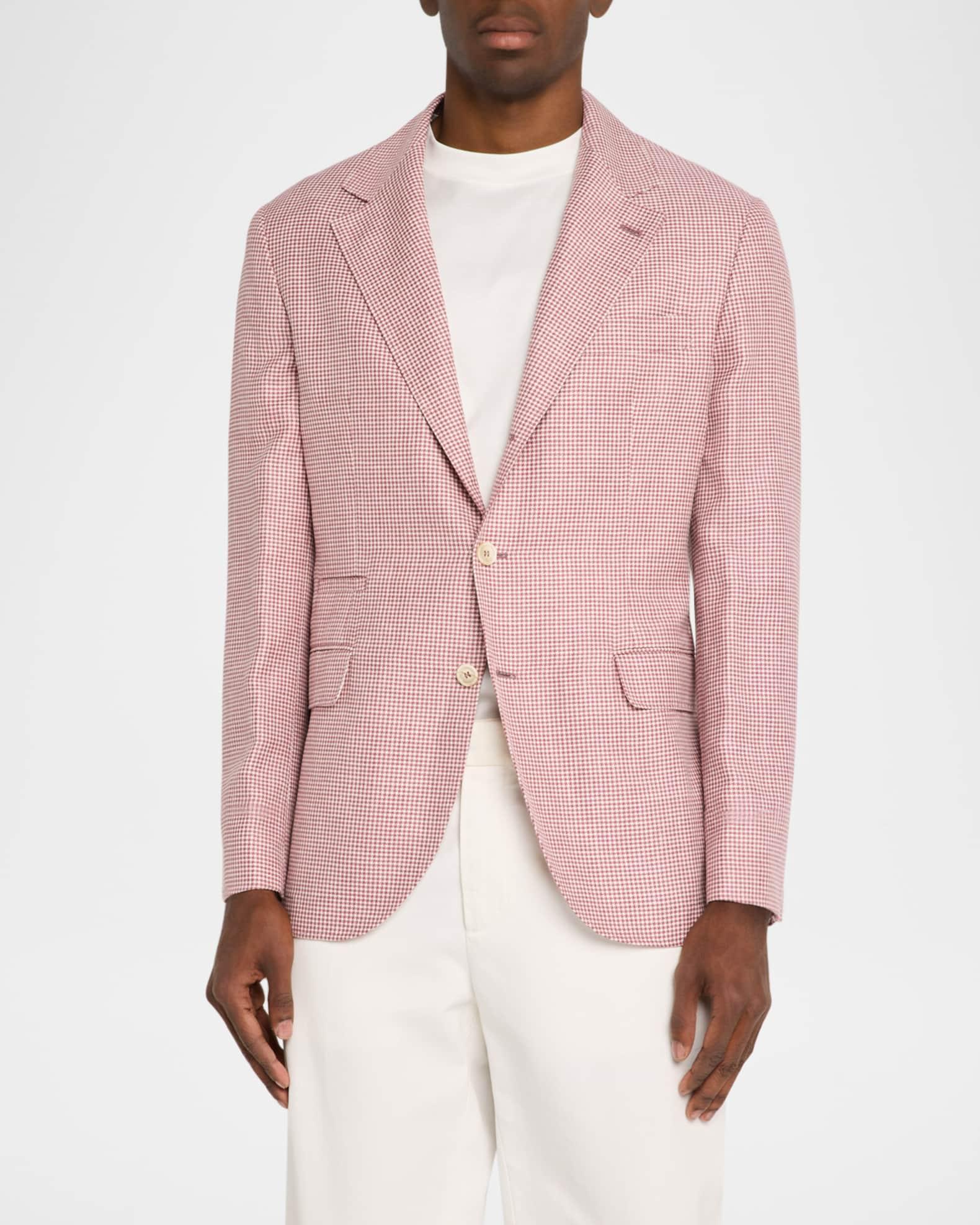 Men's Houndstooth Single-Breasted Sport Coat Product Image