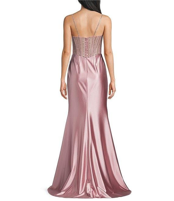 GB Social Beaded Corset Dress Product Image