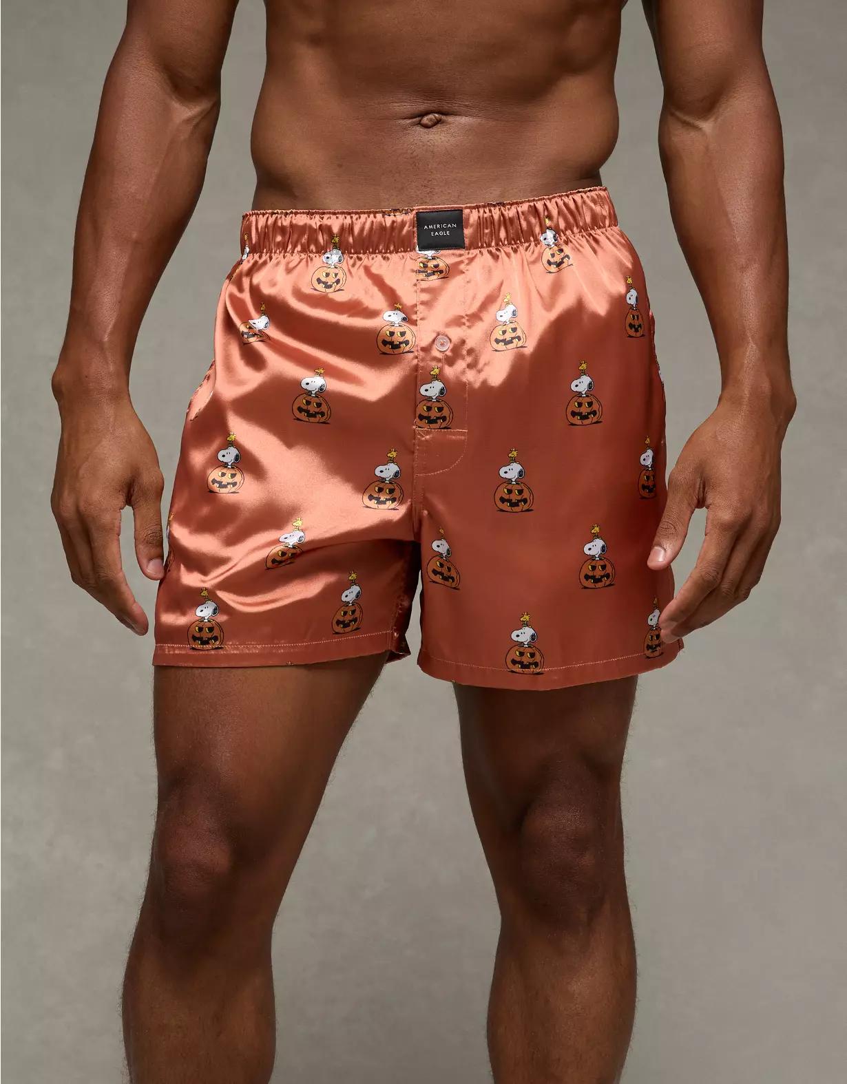 AEO Men's Solid Satin Pocket Boxer Short Product Image