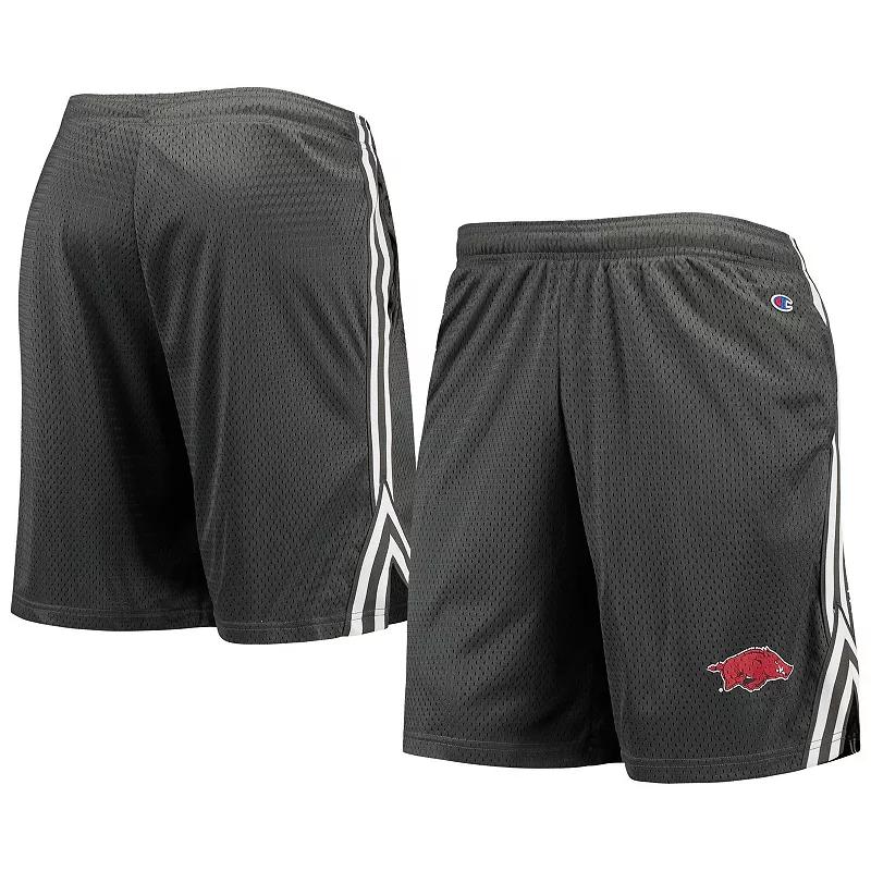 Men's Champion Gray Arkansas Razorbacks Team Lacrosse Shorts,  Product Image