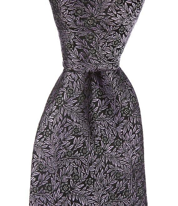 Murano Wyn Hidden Flowers 3 1/8#double; Traditional Silk Tie Product Image