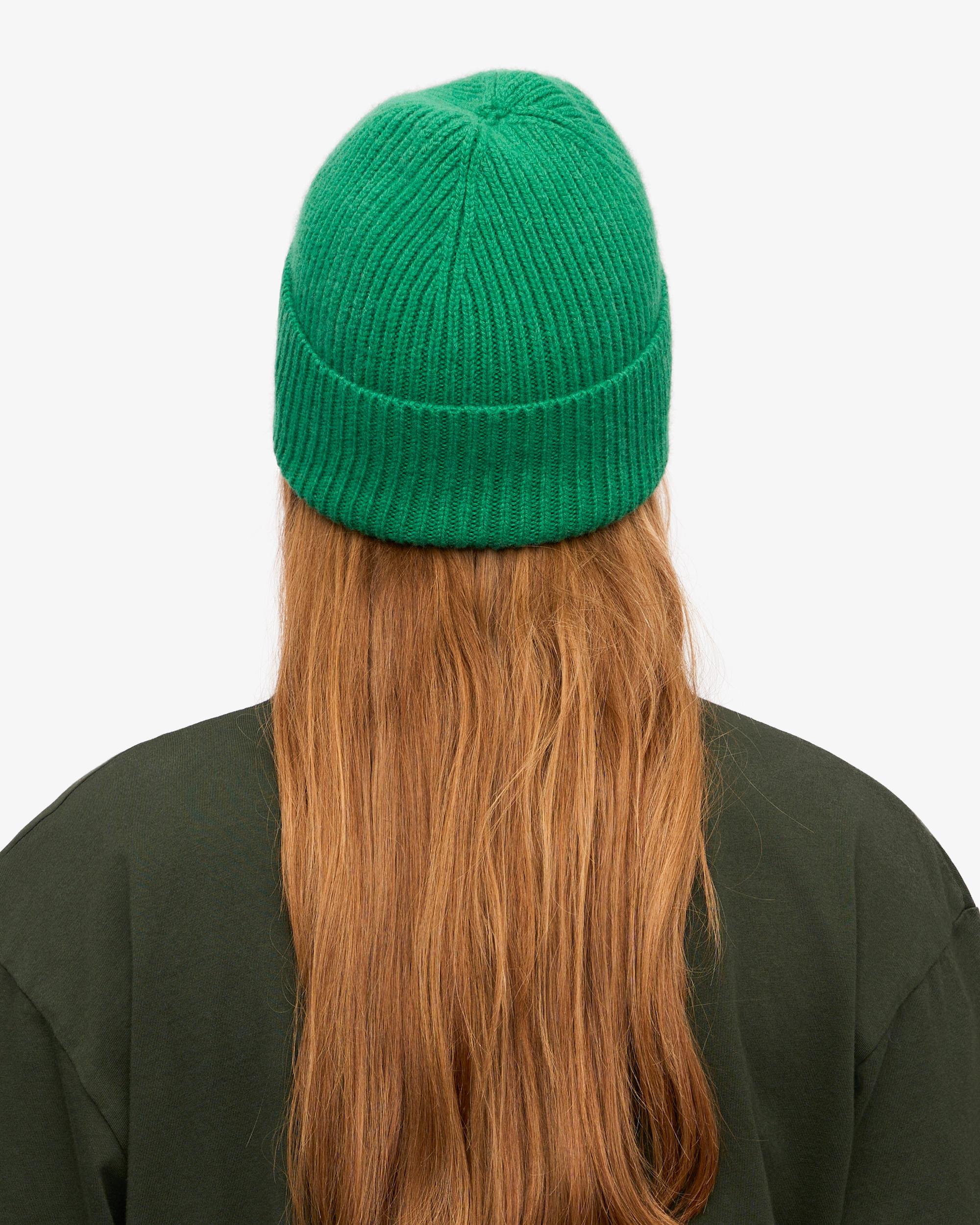 Merino Wool Beanie - Kelly Green Product Image