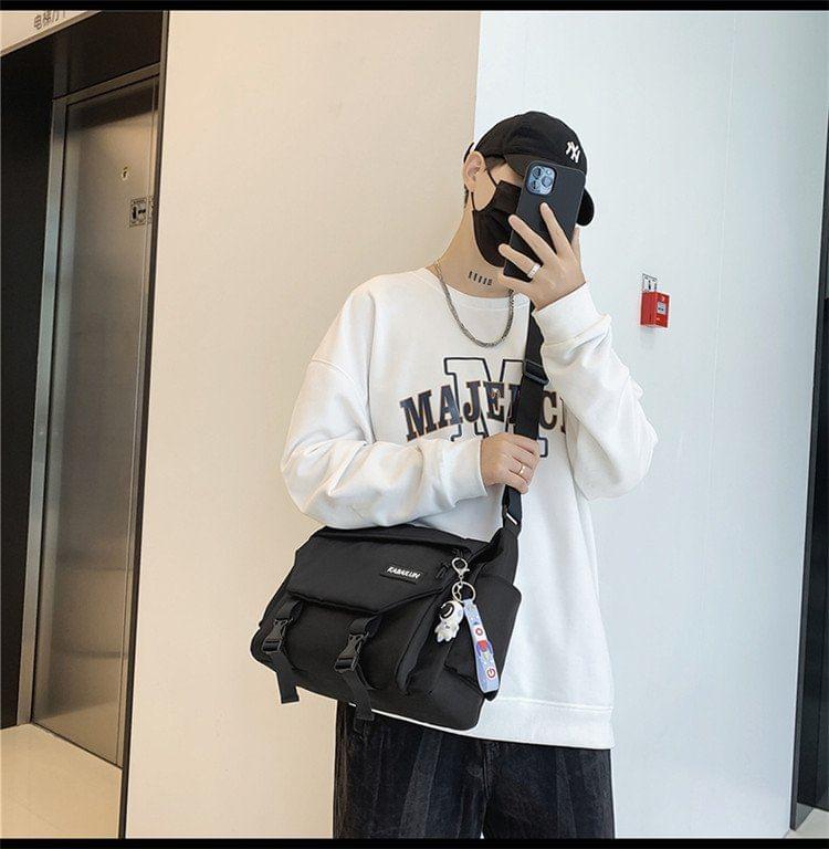 Applique Multi-Pocket Messenger Bag Product Image