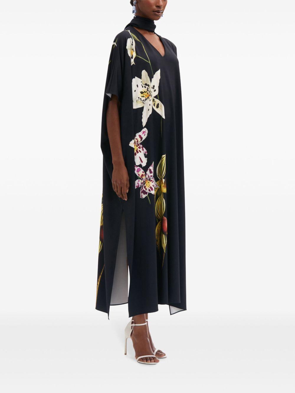 Orchid jersey kaftan Product Image