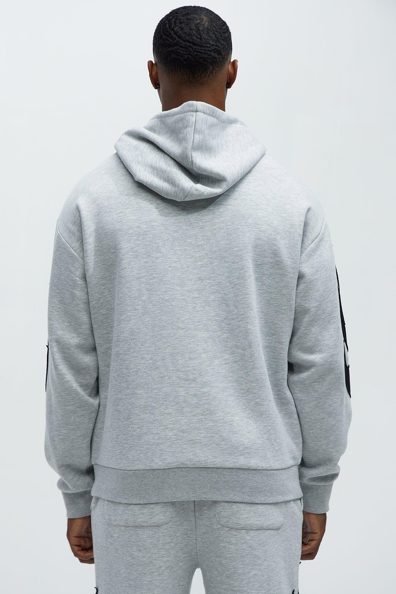 Flame Time Tyson Hoodie - Heather Grey Product Image