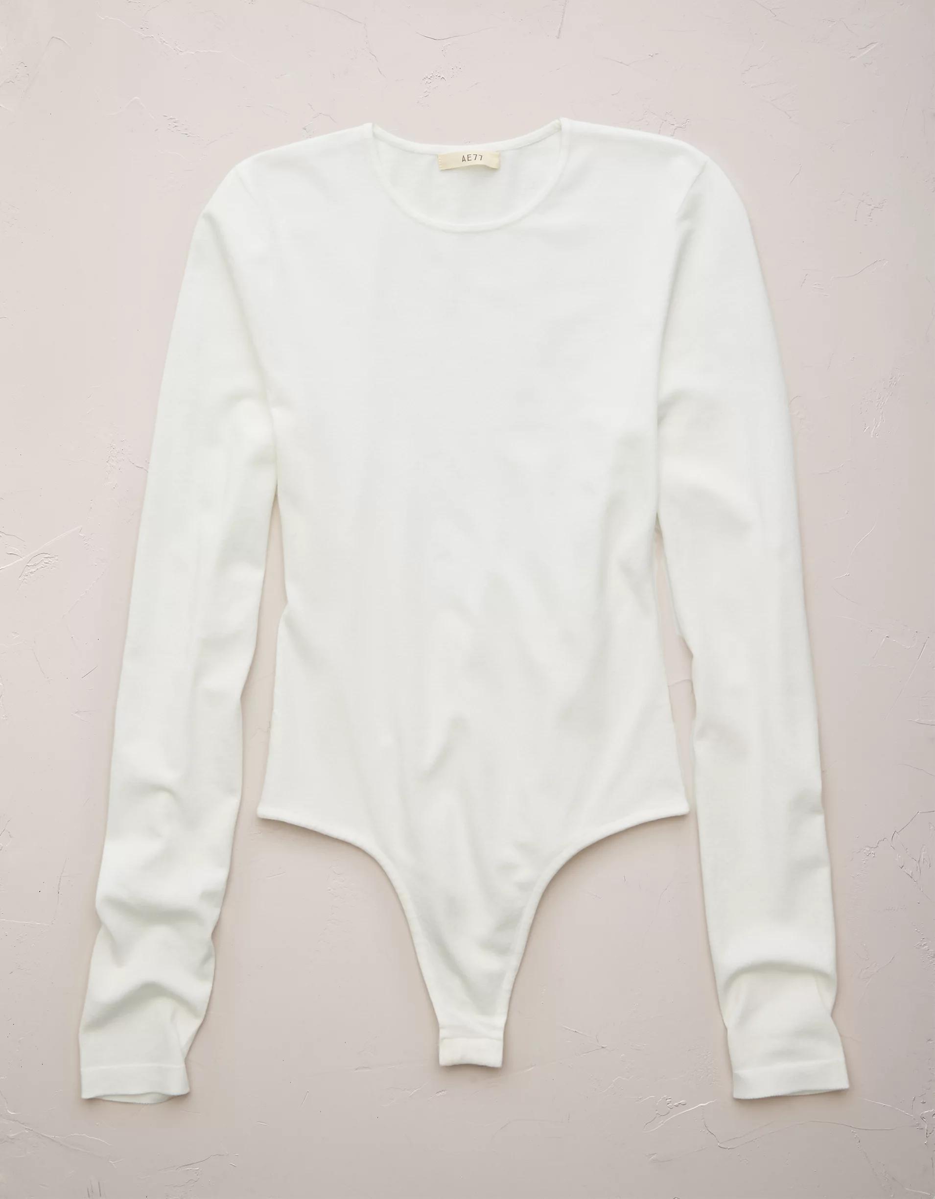 AE77 Premium Seamless Crew Neck Bodysuit Product Image