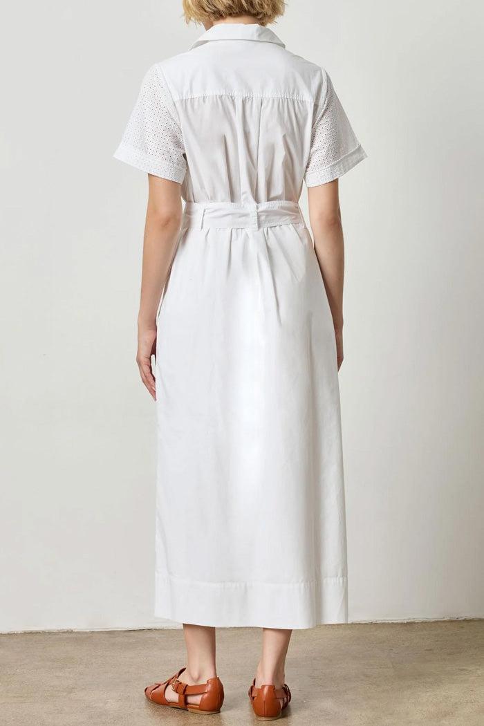 Eyelet Trim Maxi Dress Product Image
