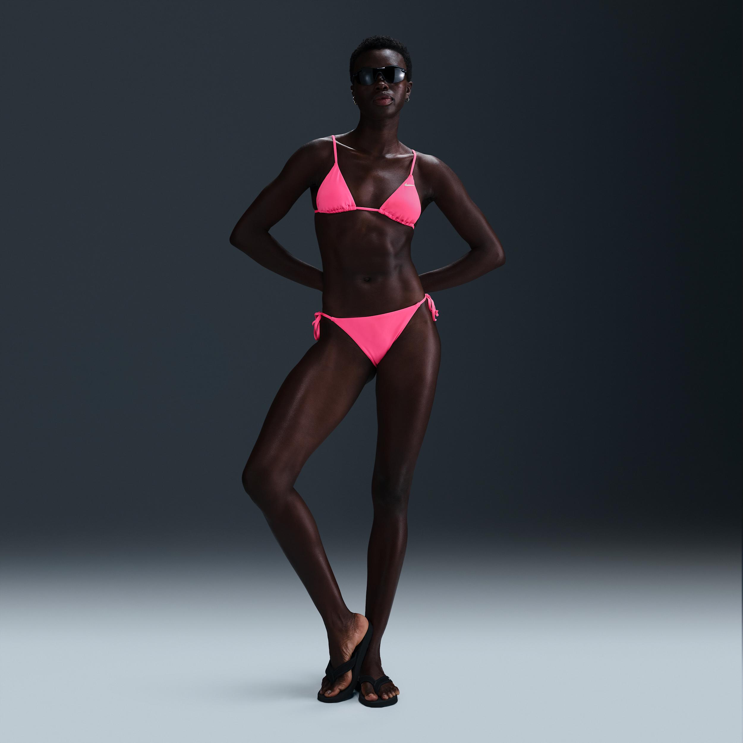 Nike Womens Swim Essential Triangle Bikini Top | NESSF239-100 Product Image