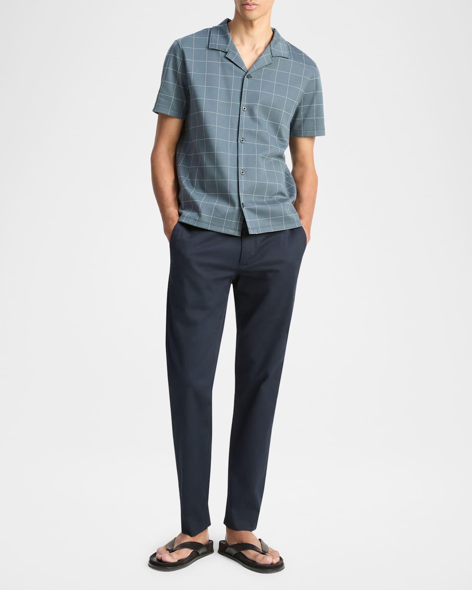 Men's Windowpane Check Camp Shirt Product Image