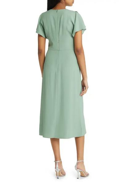 Hugo Boss Dawinga Slim Fit Green Dress Product Image