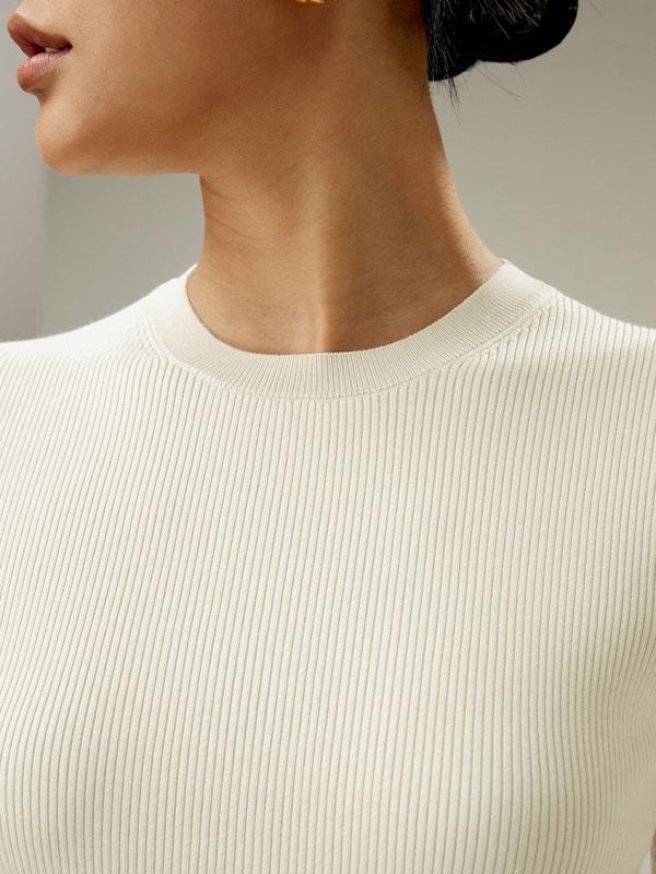 Essential Silk Knit Top Product Image