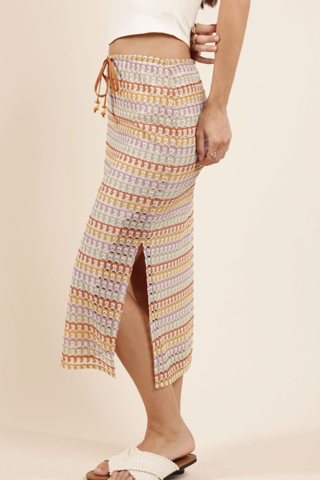 GILDED SKY MIDI SKIRT Product Image