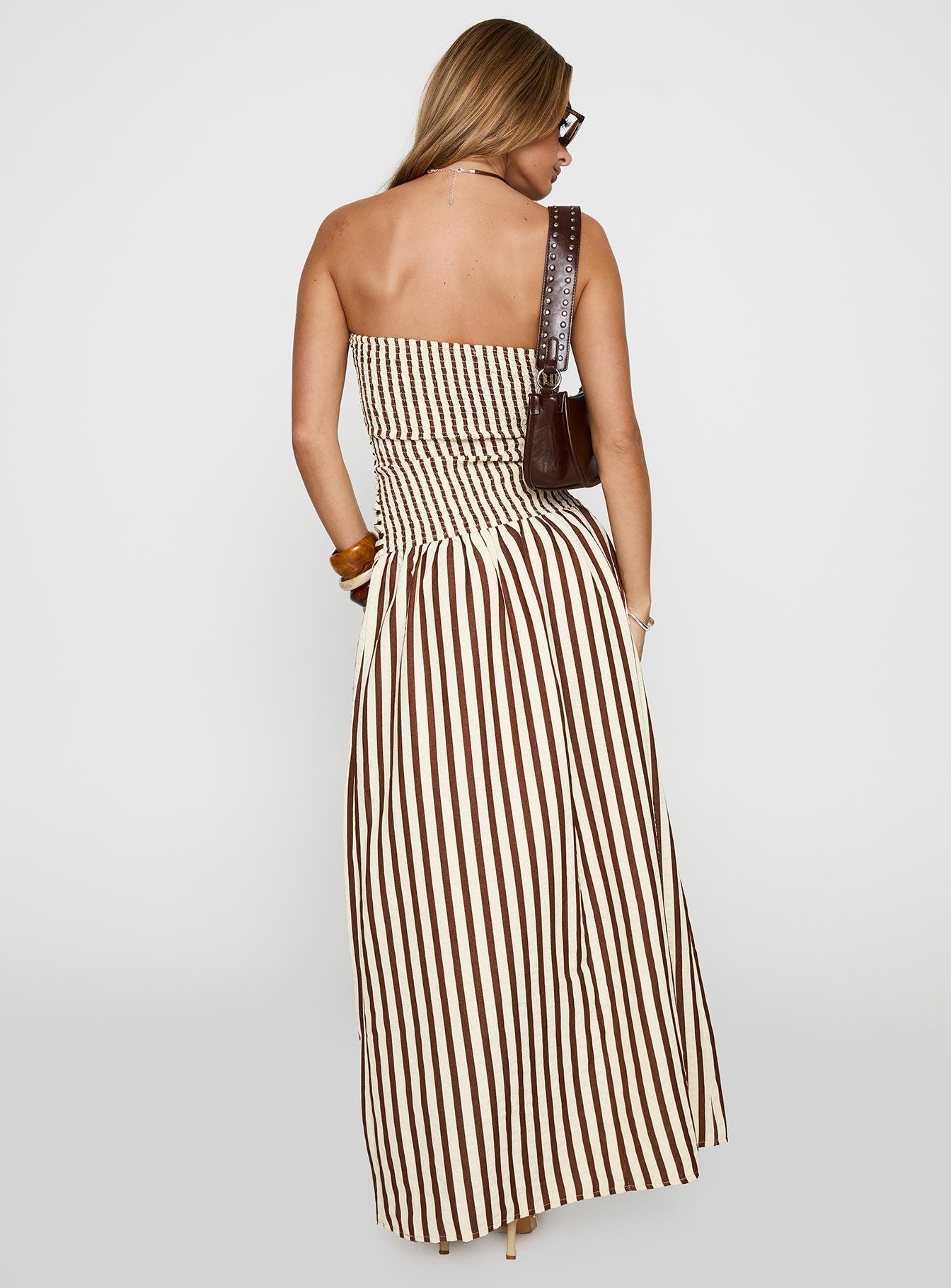 Adessa Strapless Maxi Dress Multi Product Image