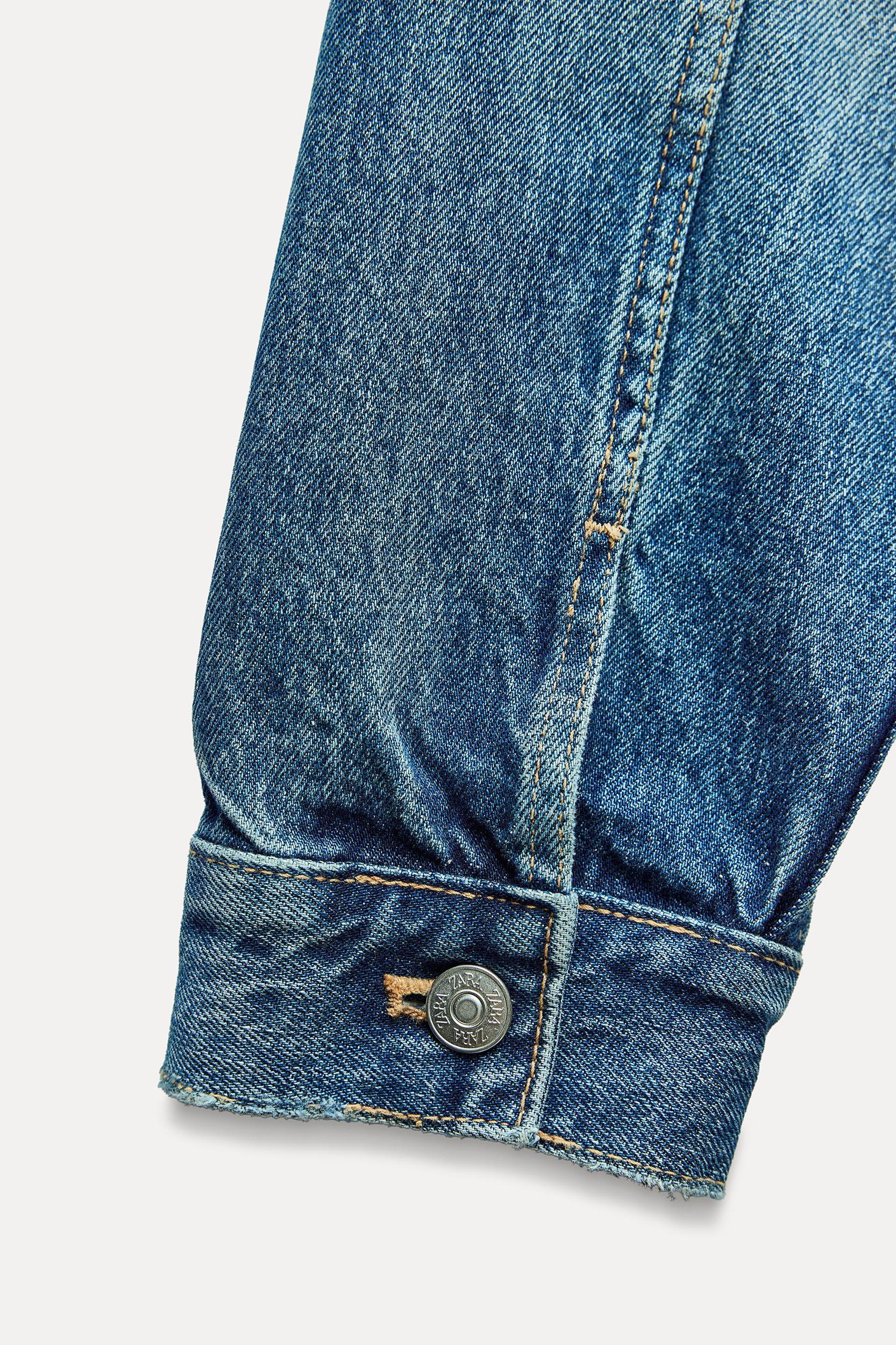 CROPPED DENIM JACKET Product Image