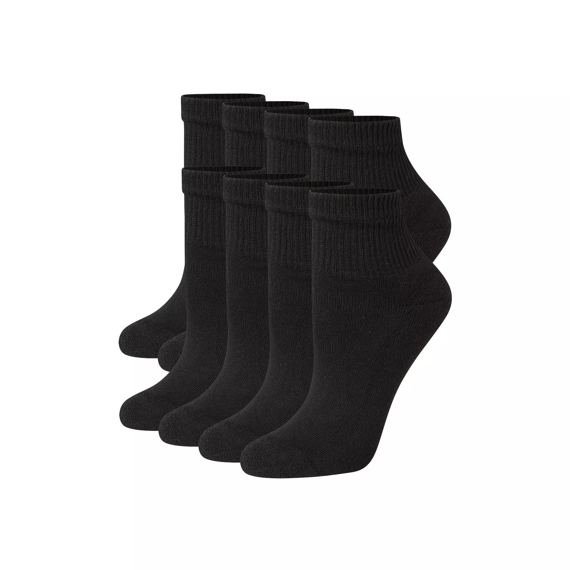 Women's Hanes® 8 Pairs Ultimate Cushioned Ankle Socks - HWUCA8,  Product Image