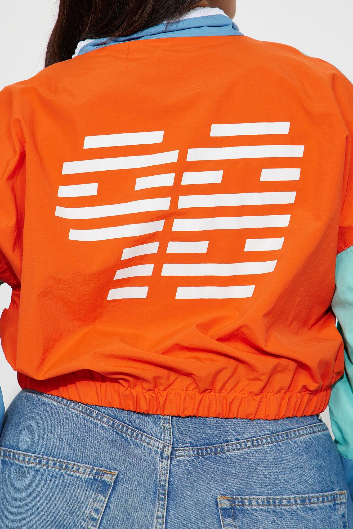 90's Era Colorblock Windbreaker - Multi Color Product Image