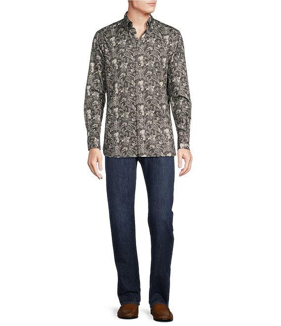 Cremieux Blue Label Floral Print Long Sleeve Woven Shirt Product Image