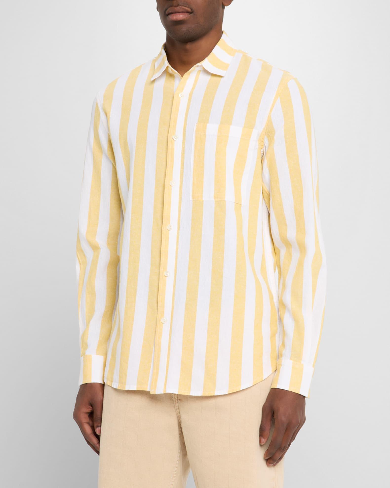 Men's Striped Sport Shirt Product Image