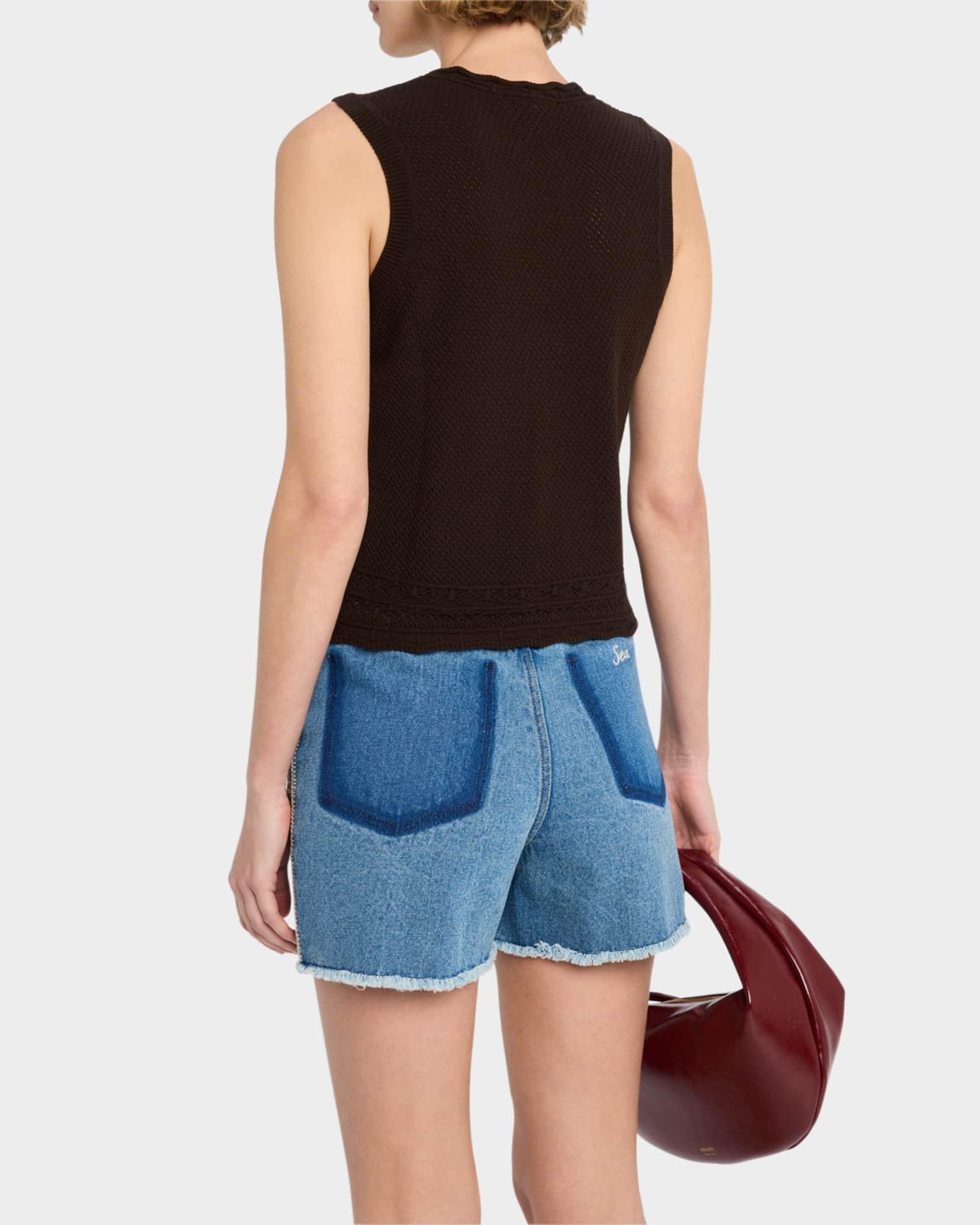 Crewneck Pointelle Sweater Product Image