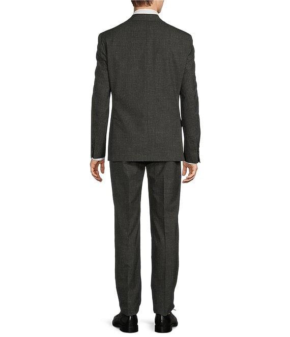 Hart Schaffner Marx New York Modern Fit Flat Front Solid 2-Piece Suit Product Image