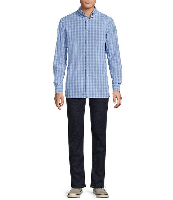 Cremieux Blue Label Tonal Gingham Poplin Long Sleeve Woven Shirt Product Image