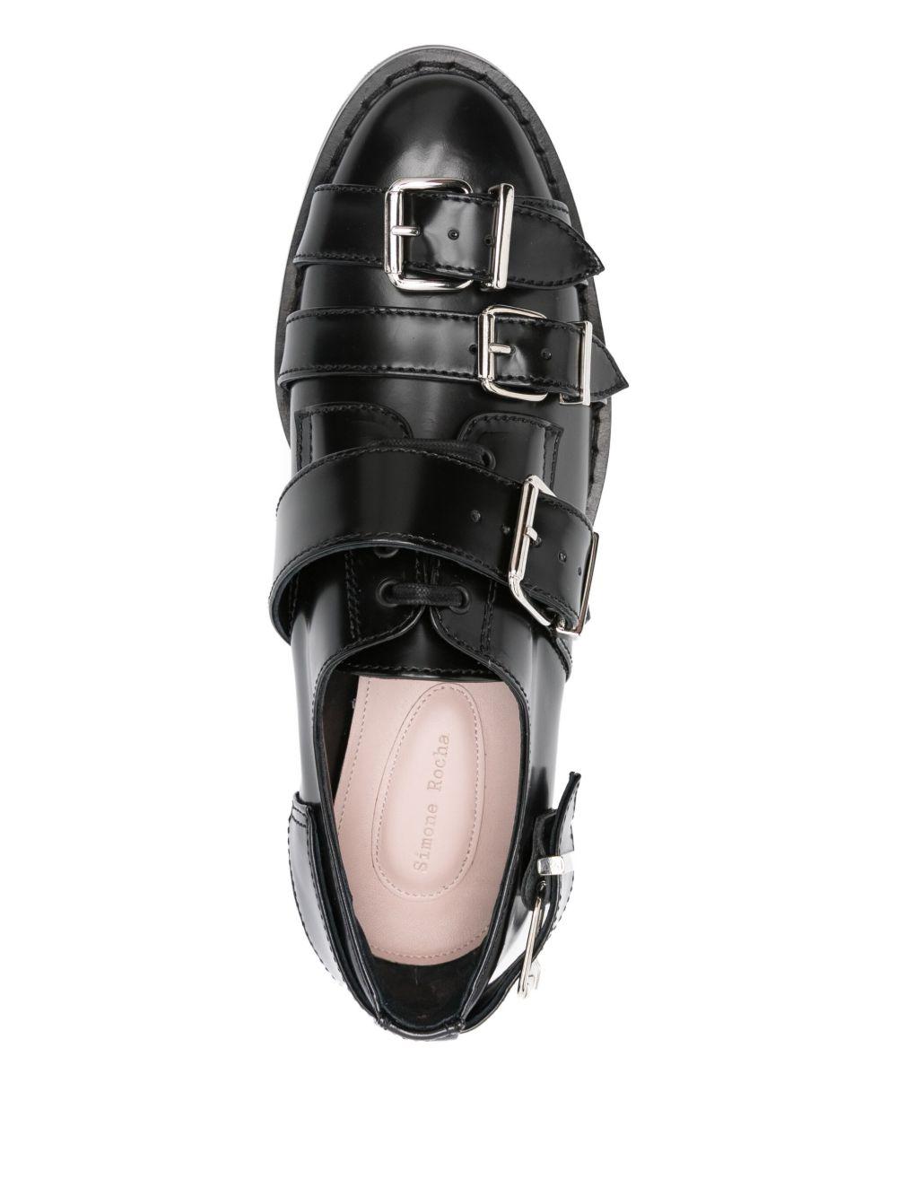 multi-buckle derby shoes Product Image