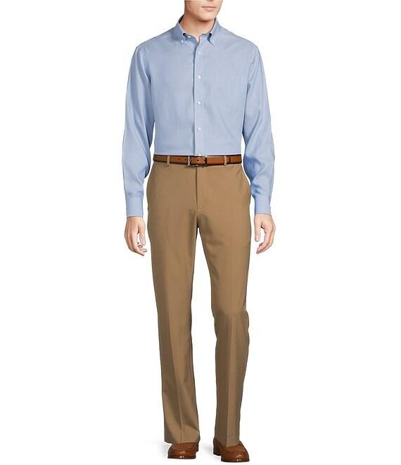 Daniel Cremieux Signature Label Non-Iron Solid Long Sleeve Woven Shirt Product Image