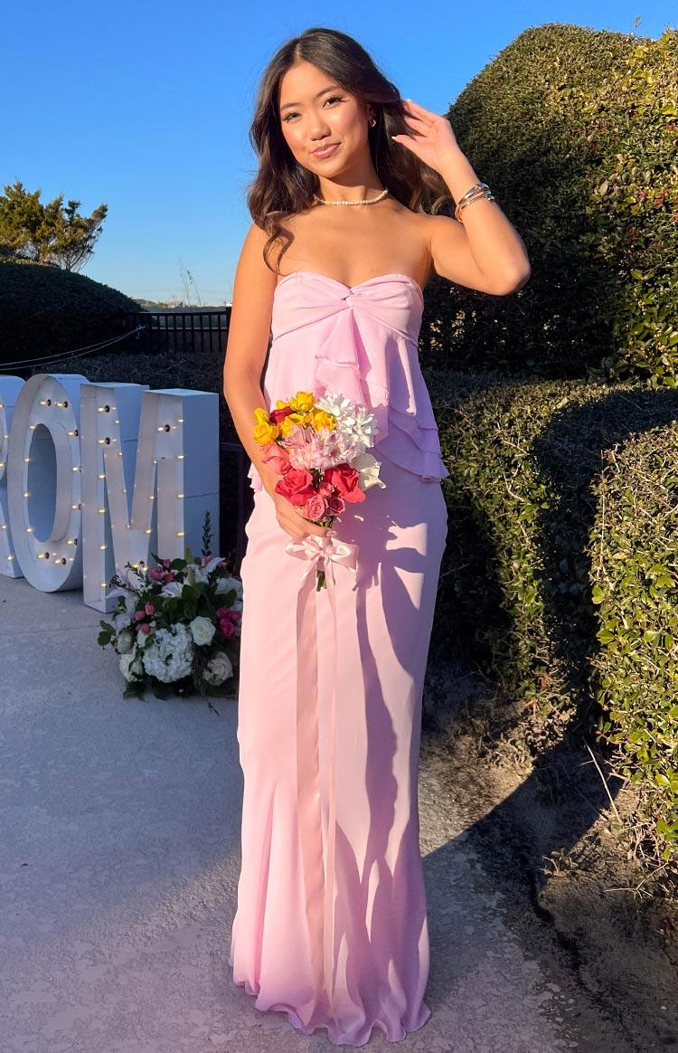 Myrna Pink Maxi Skirt Product Image