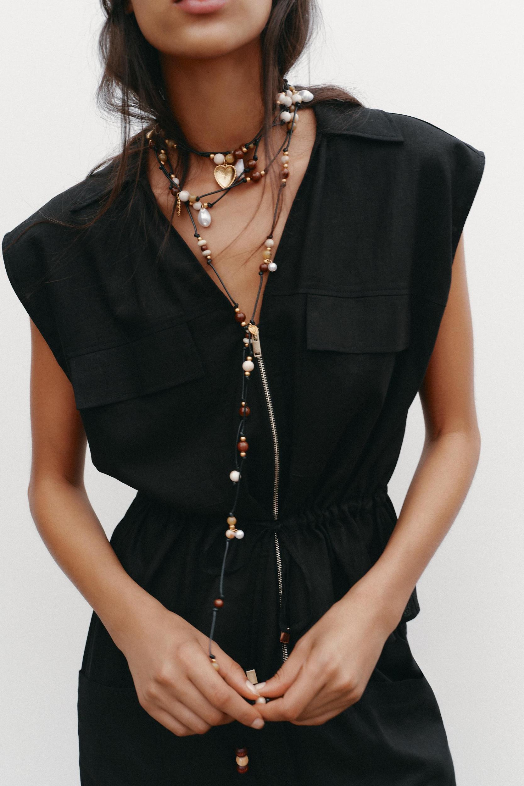 LINEN SAFARI BELTED TOP Product Image