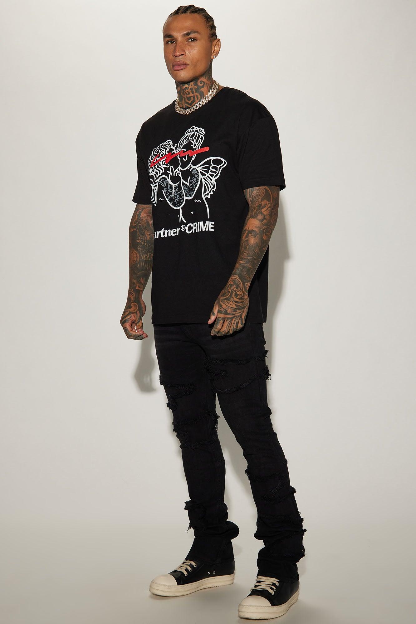 Partner In Crime Short Sleeve Tee - Black Product Image