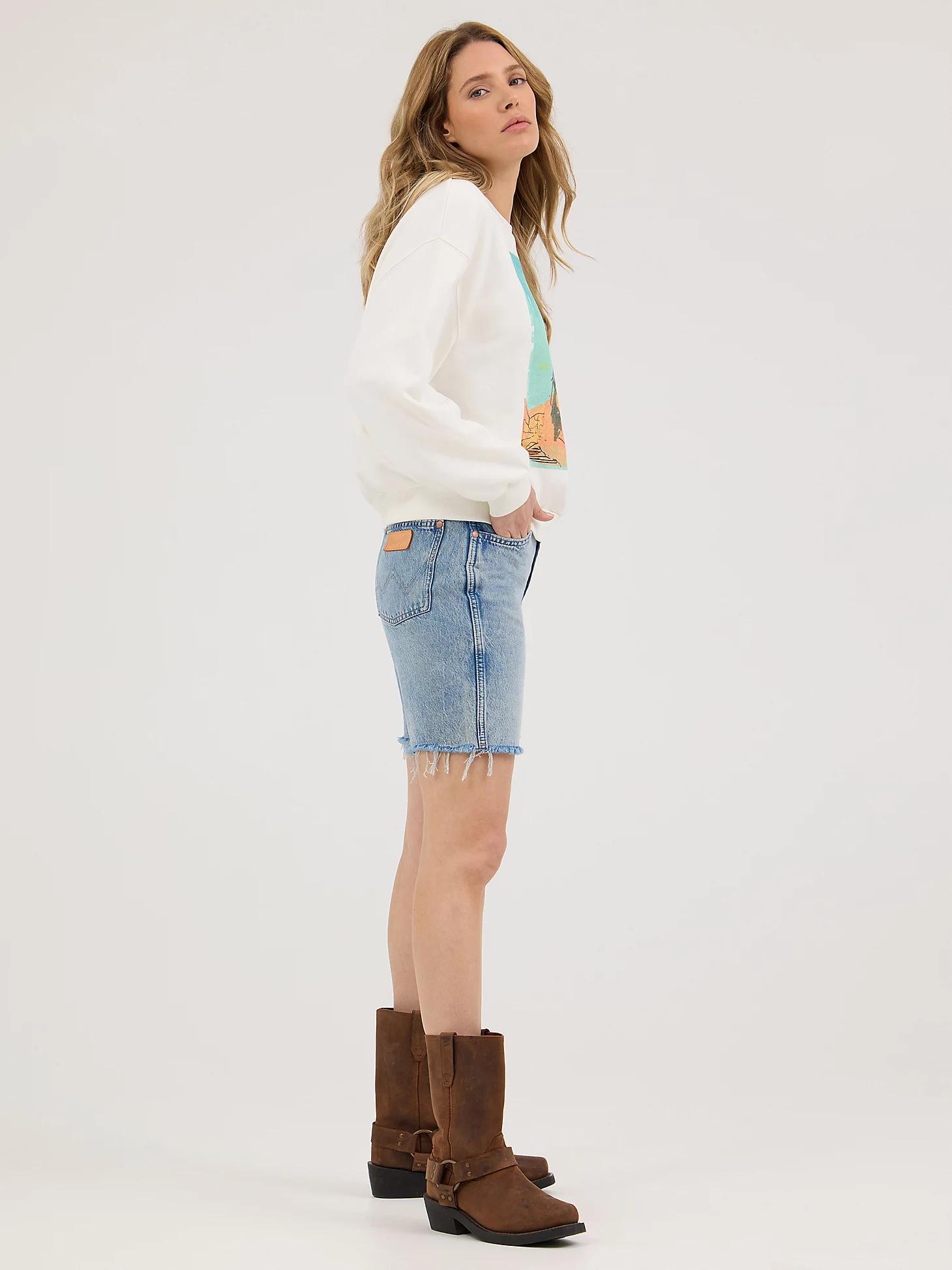 Women's Cowboy Longline Short in Stuntman Product Image