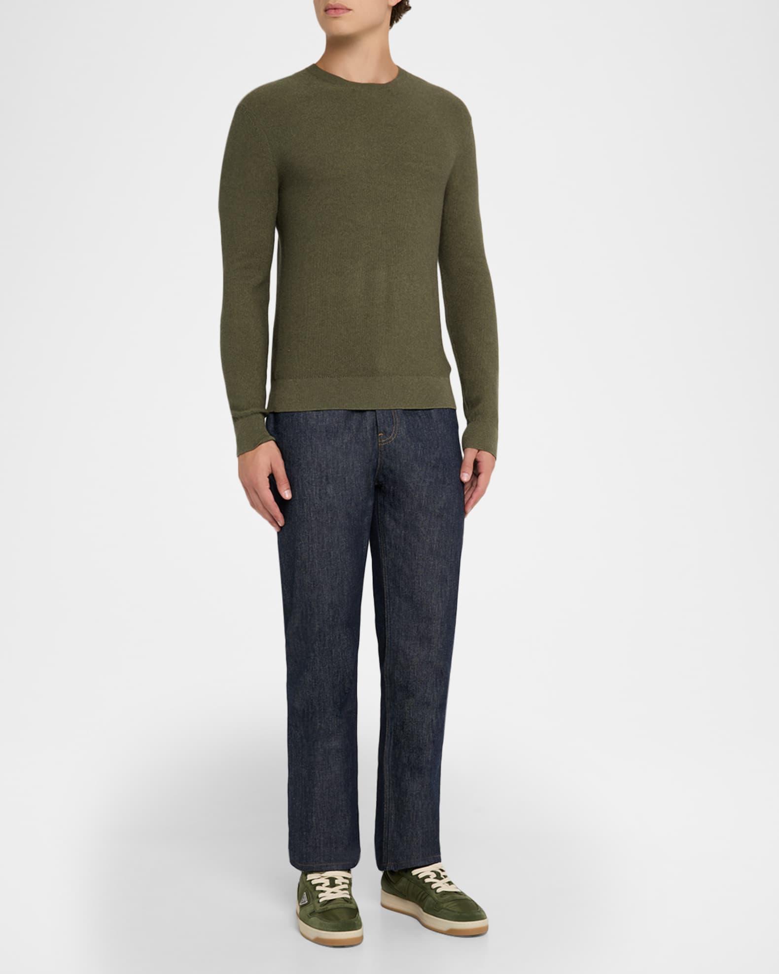 Men's Downtown Nylon and Suede Low-Top Sneakers Product Image