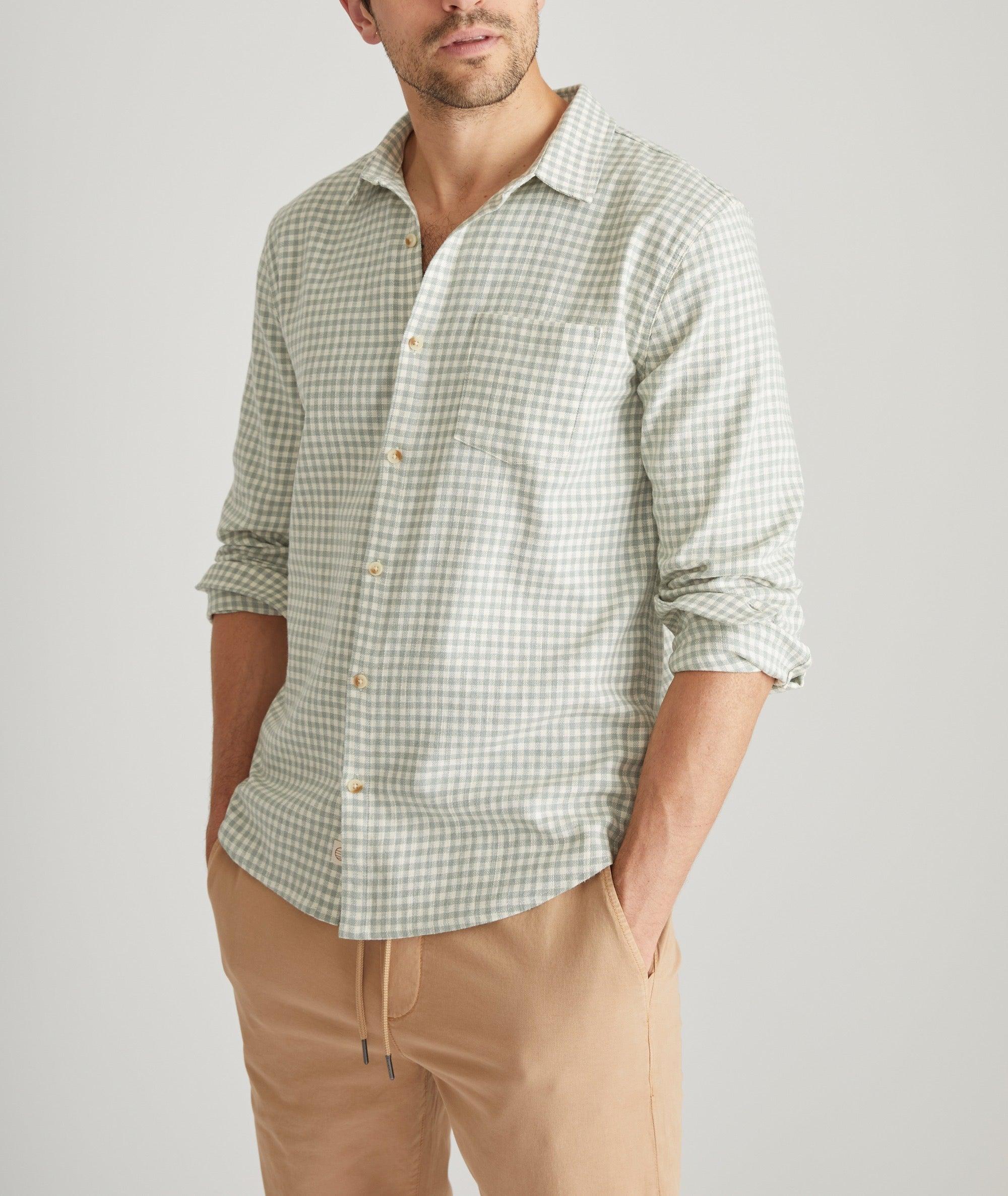 Stretch Selvage Long Sleeve Shirt Product Image