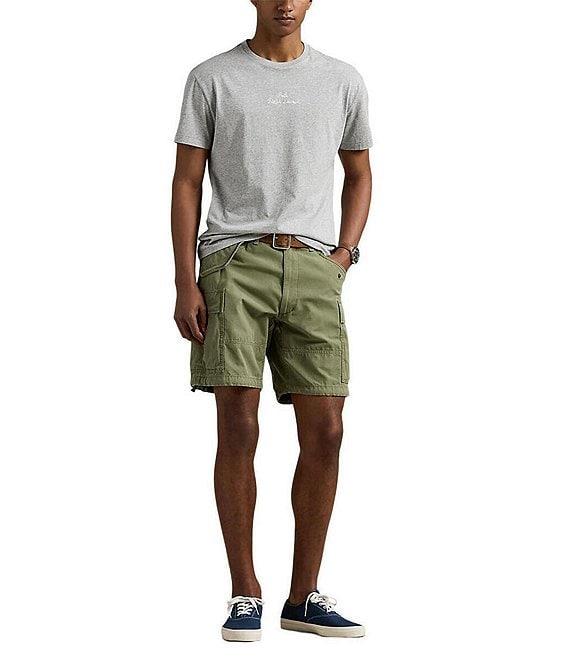 Polo Ralph Lauren Short Sleeve Classic Fit Chain-Stitch Logo Jersey T-Shirt Product Image