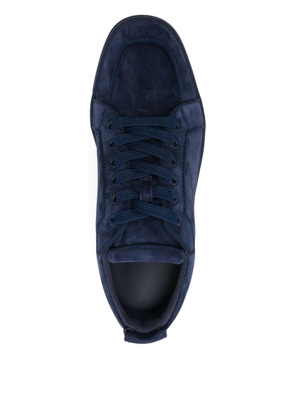 suede lace-up trainers Product Image