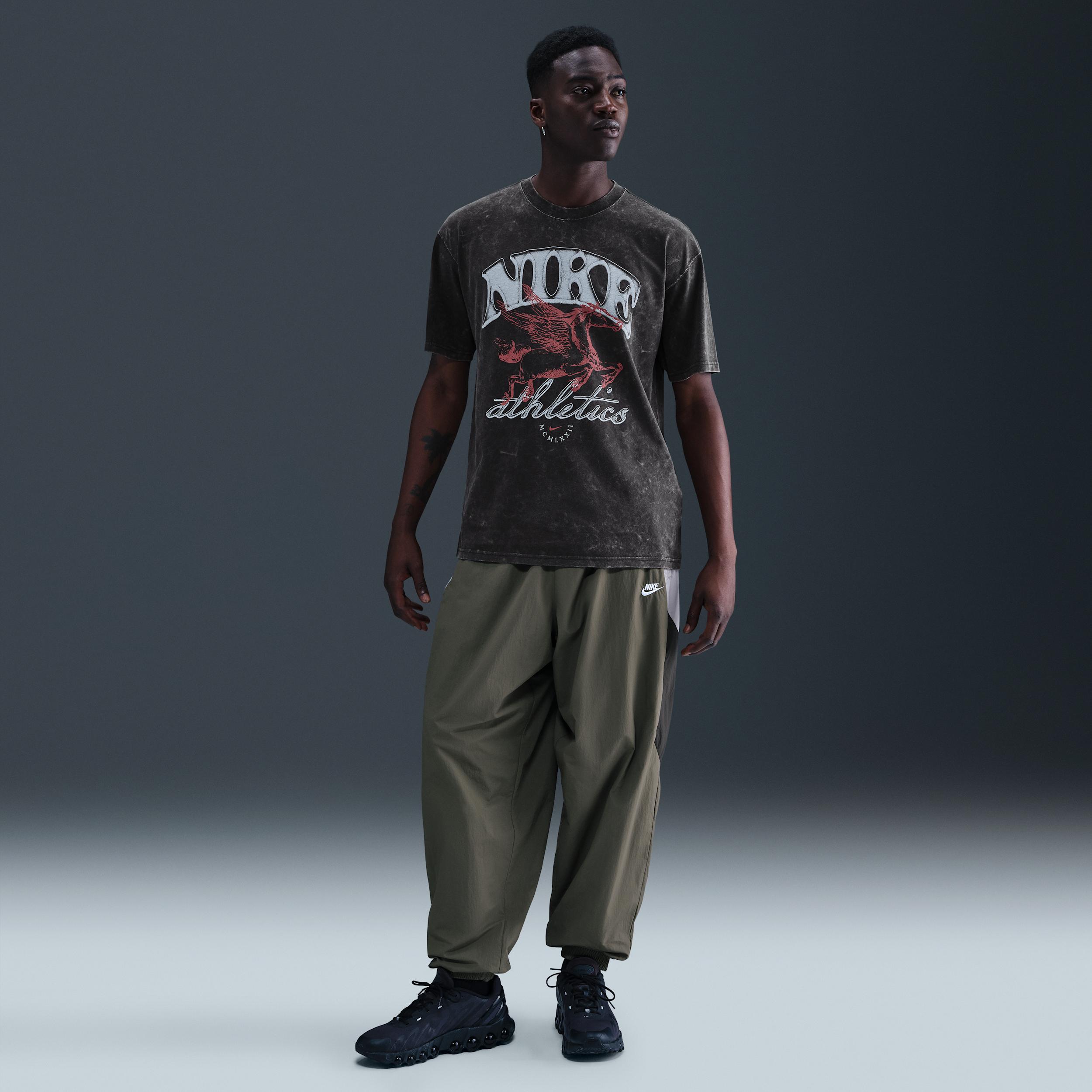 Nike Mens Nike M90 BB OC 3 T-Shirt - Mens Anthracite/Multi Product Image