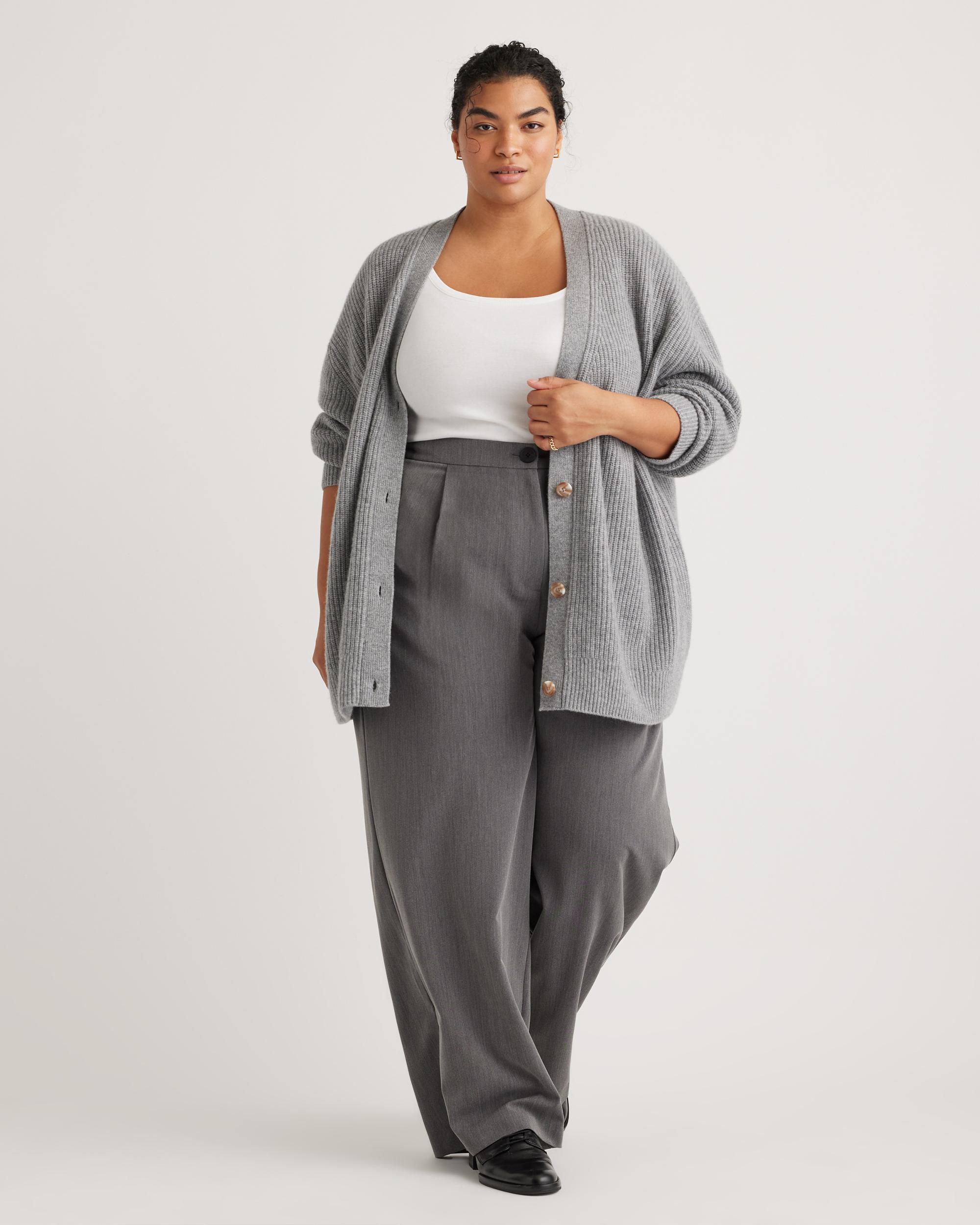 Quince | Women's Mongolian Cashmere Oversized Boyfriend Cardigan Sweater Product Image