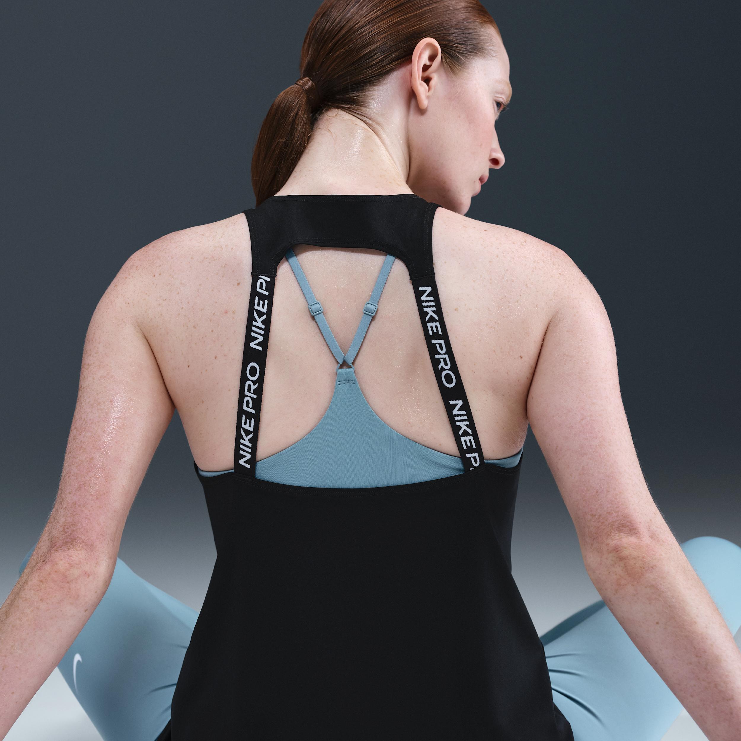 Womens Nike Pro Dri-FIT Tank Top | IB9900-010 Product Image