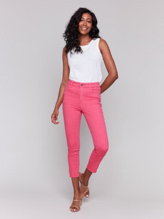 Charlie B colored twill pant C5624-618C Product Image