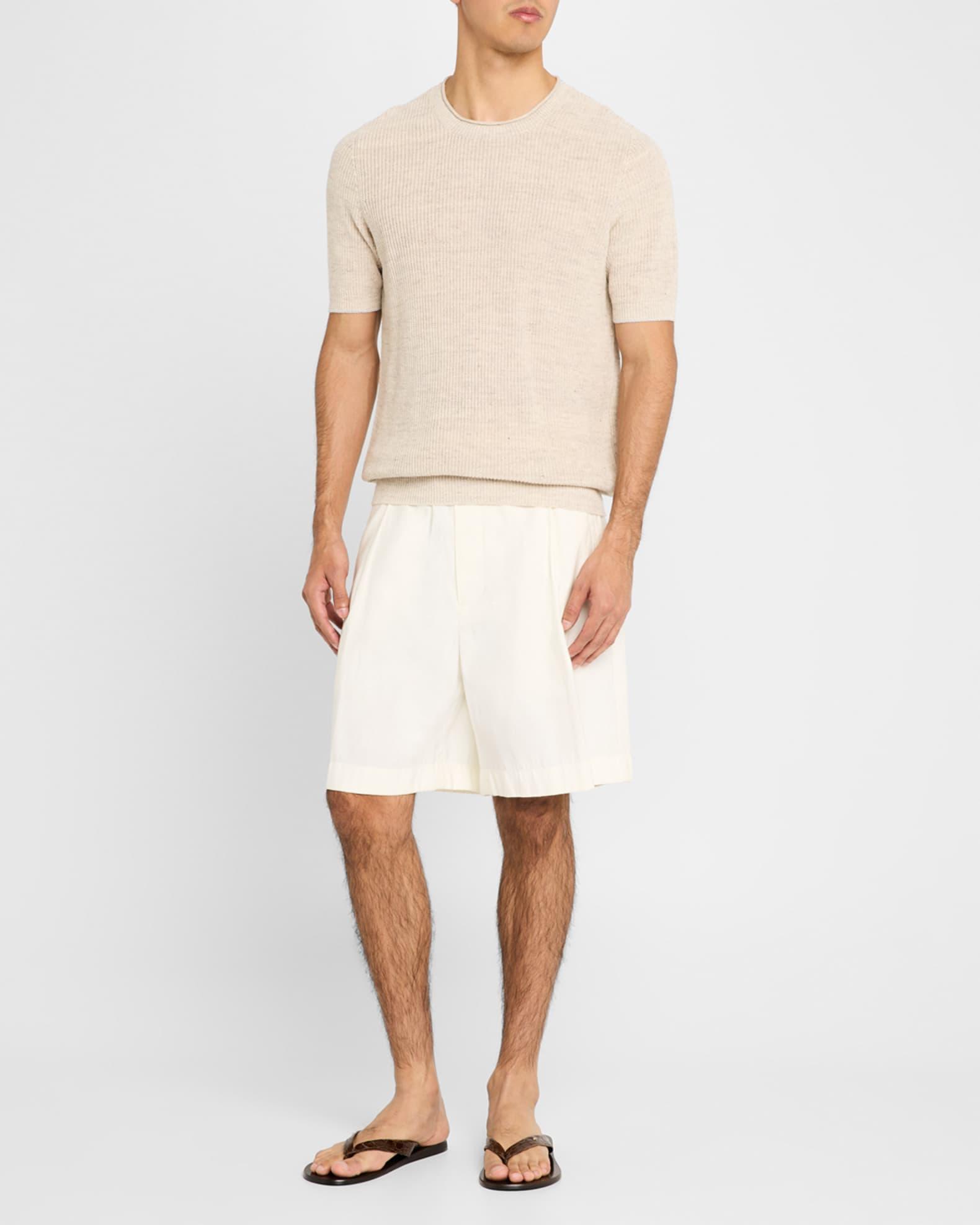 Men's Hally 10 Croc-Effect Leather Flip Flops Product Image