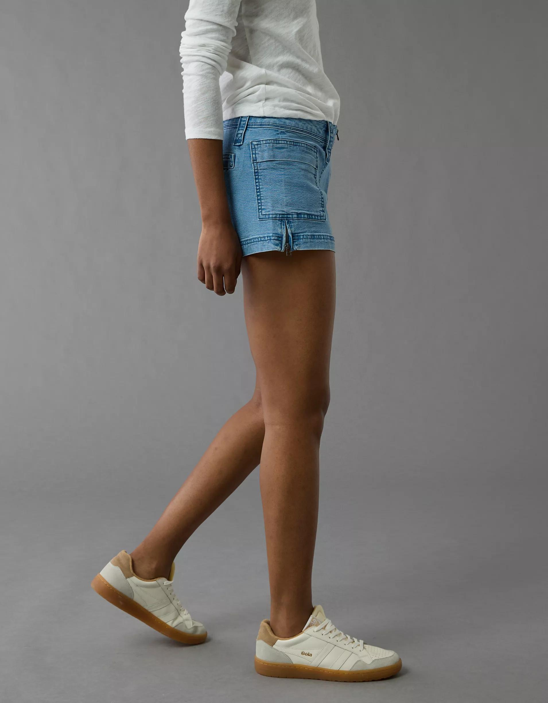 AE Stretch Low-Rise Cargo Short Short Product Image