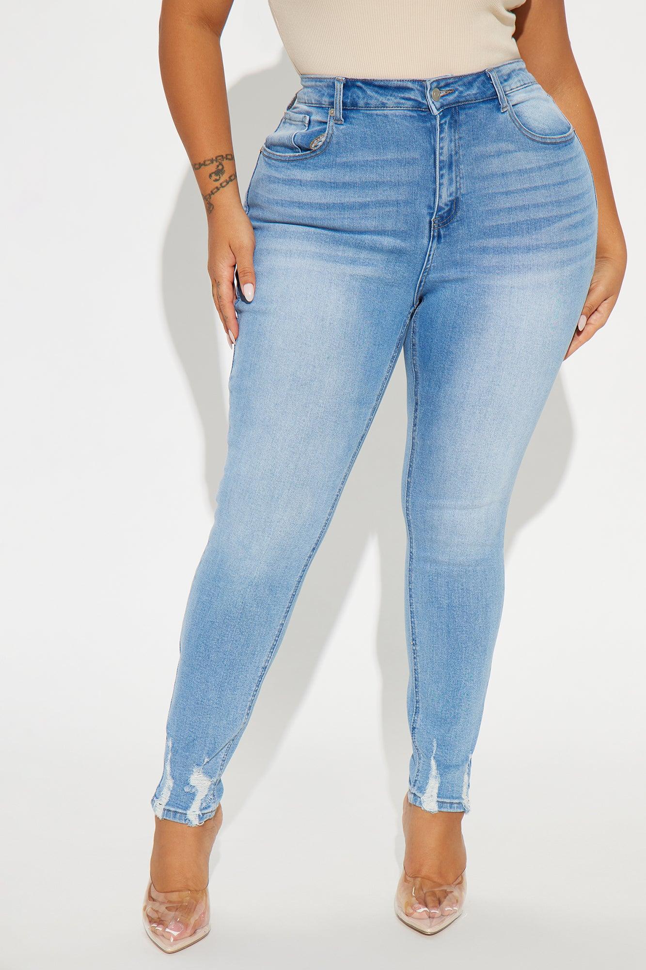 Hearing You Out Stretch Skinny Jeans - Medium Wash Product Image
